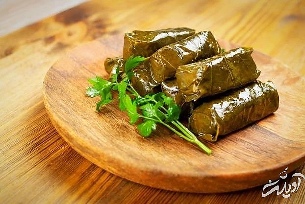 دلمه برگ مو افطاری مصر دلمه برگ مو